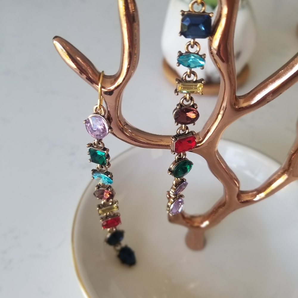 Vintage multicolore Earrings (Brand new) - Picture 2 of 2